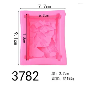 Baking Moulds Butterfly Handmade Soap Silicone Mold DIY Chocolate Mu Si Cake Mould 3782