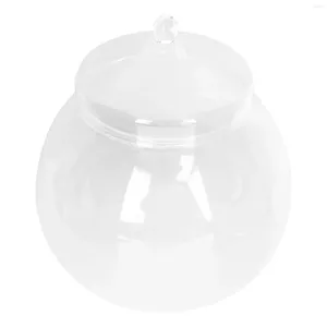 Vasen Glas Mikrolandschaft ökologische Flasche Minitor Dekoration Klarer Terrarium Bubble Bowl Vase einfach