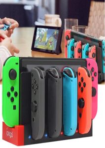 Stazione base di ricarica dock per Nintendo Switch Joycon con indicatore per 4 Joy Controllers72233743920210