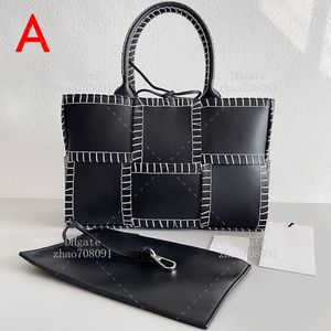 Kleine Einkaufstasche 10A Top -Qualität Designer -Tasche 30 cm echte Leder -Verbundtasche Lady Handtasche mit Kiste B94