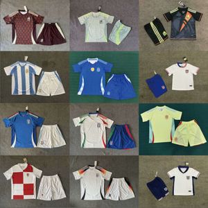 Fußballtrikots New Mexico Argentinien und Italien Nationalmannschaft Heimat und Auswärtskleidung für Erwachsene Kleidung mit kurzem Ärmel Top Football Trikot