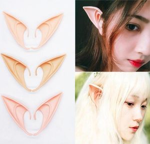 Elf Ear Halloween Fairy Cosplay Accessores Vampire Party Mask för LaTex Soft False Ear 10cm och 12cm WX99341468753