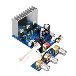 Amplifikatörler TDA2030 15W+15W+30W 2.1 Kanal Amplifikatör Ses Kartısı Subwoofer Amplifikatör Bas Çıkışı Hoparlör DIY Çift AC1215V