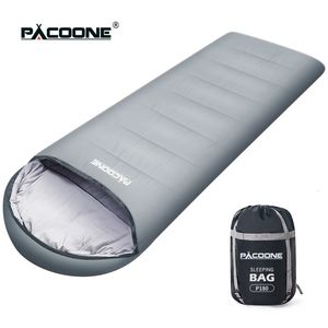 PACOONE Outdoor Sleeping Bag Double Sleeping Bag Lightweight Cotton Warm Sleeping Bag Washable Camping Travel Sleeping Bag 240328