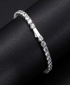 Новое прибытие женских ювелирных украшений VVS Moissanite Diamond Cluster Tennis Bracelet Iceed Lab Grown Diamond Tennis Bracelet7343790