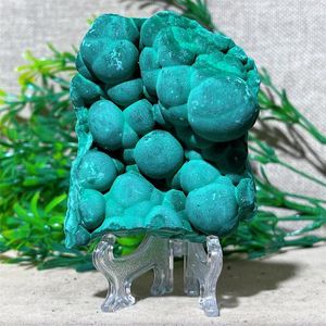 Figurine decorative in cristallo naturale Malachite in pietra in quarzo Green guarigione verde gemme gemme minerali enormi ornamenti decorazioni