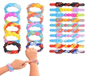 Decompression Fidget Toys Multifunctional Silica Gel Bracelet Push Bubble Children Mask Extender Stress Reliever Sensory Silicone 6726514