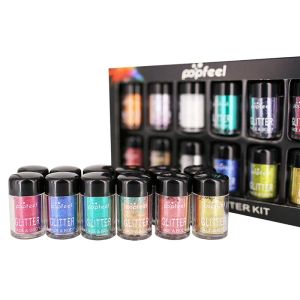 Shadow 12pcs/set popfeel marchio glitter ombretto per ombretto trucco lucido glitter sciolte ocula