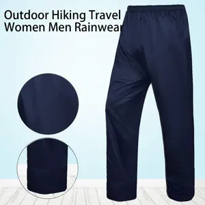 Мужские штаны надежная эластичная талия мягкие на открытом воздухе путешествия, женщины, мужчины, дождевая одежда, устойчивая к брызгам