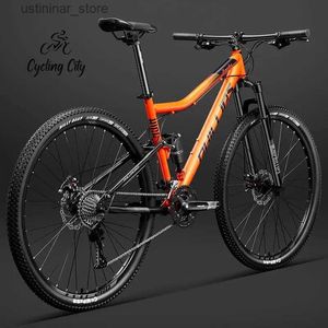 Bike Bike Ride-on Cycling City Morbina mountain mountain bike per adulti fuori strada trasmissione a doppio ammortizzatore per cambio maschio femmina freni a disco doppio disco 2024 L47