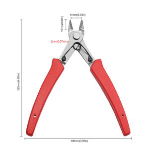 Fio de eletricista de arame Foligas de cortes de corte de cabos Ferramentas de reparo componentes eletrônicos com alicates diagonais
