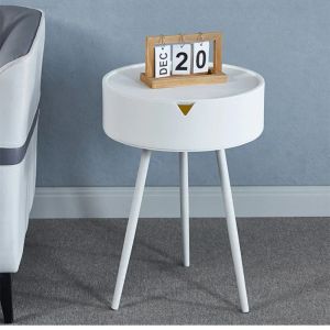 Quality Simple Modern Bedroom Bedside Table Rental Room with Bed Side Table Storage Small Sideboard Night Stand By The Sofa