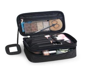 Nya kosmetiska väskor Makeup Bag Women Travel Organizer Professional Storage Brush Nödvändigheter utgör fall Skönhet toalettartiklar Bag9014231