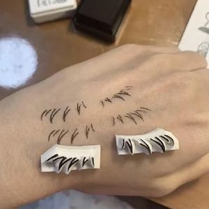 Portable Eyelash Seal Stamp Stencil Silicone Lower Eyelash Template Seal False Eyelash Print Tool Diy Eye Makeup Tool Beginners