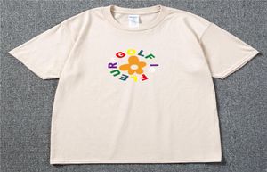 ルフルールフラワーティーの投票イゴールタイラークリエイタースケートTシャツコットンマンカジュアルスワッグレディースヒップホップ7149487