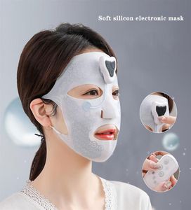 Elektroniczna maska ​​do twarzy mikrokrądowa maska ​​twarzowa masażer USB