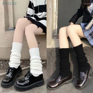 Women Socks Lolita Long Wool Knitted Foot Cover Arm Warmer Autumn Winter Crochet Heap Boot Cuffs Stockings