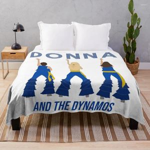 Filtar Donna och Dynamos asiatiska sängkläder rutig mattan