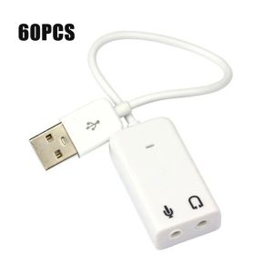 Karten 60pcs USB Wired Sound Card free