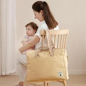 Storage Bags Cotton Canvas Bag Durable Fashion Mother And Child Outing Convenient Premium Mummy Diaper Mom Must Have