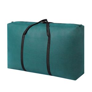 Extra Large Duffel Storage Bag Premium Quality Heavy Duty Cloth Storage Bag Organizer With Handles & Zippers For Clothing