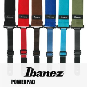 Hanger Ibanez GSF50 Powerpad Guitar Strap för gitarr eller basjusterbar rem med neoprendyna