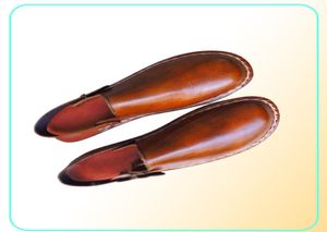 Sandaler män skor avslappnad sko man man lägenheter sommar stängd tå vintage ps storlek zapatos de hombres personlizar m05141974632