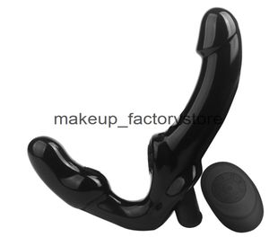 Массаж беспроводной дистанционный лесбиянок Gspot Clit Vibrator Dildo Взрослые секс -игрушки без бретелек для пар двойной головы Vibrat4357262