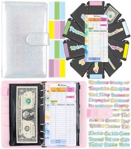 Notepads Imploratore di pianificatore budget per il budget monetario con buste con cerniera da 10 pezzi in contanti per l'organizzatore di budget bindenotepads6946411