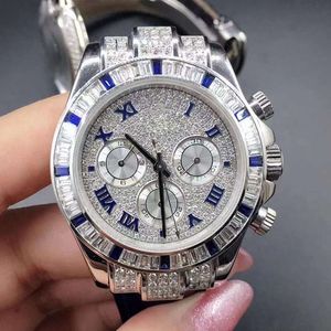 Luksusowe wyglądanie w pełni obserwuj mrożone dla mężczyzn Woman Top Craftsmanship Unikalne i drogie Mosang Diamond 1 1 5A zegarki dla Hip Hop Industrial Luksurious 4782