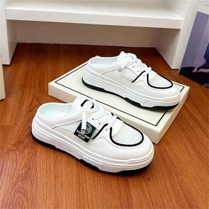 Casual Shoes Open Back Platform Sneakers Women's Luxury Flats High Brand Girls Sports 4yrs To 12yrs Styling Super Sale Top Quality