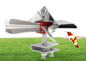 Wind Power Bird Scarer 360 Degree Reflective Birds Repellents Decoy Outdoor stainless steel Orchard Garden Pest Control Y2001061742475