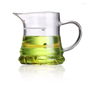 Wine Glasses 300ML Glass Tea Cup Heat Resistant Teapot With Infuser Milk Tip Mouth Filter Separator