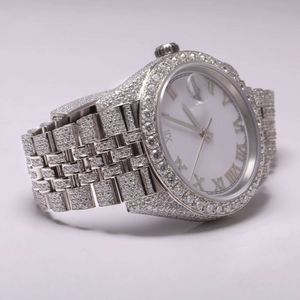 Luxury Looking Fully Watch Iced Out For Men woman Top craftsmanship Unique And Expensive Mosang diamond 1 1 5A Watchs For Hip Hop Industrial luxurious 4526