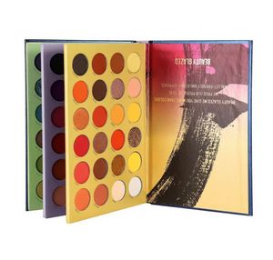 Beauty Glazed 72 Farbschatten Lidschattenpalette mit 3 Board Press Pulver Cosmetics Makeup3845189