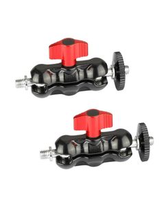 Camvate Versatile 14Quot20 Mini Ball Head Extension Arm Red Knob For Camera Accessories 2 Pieces C20797303542