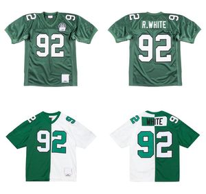 Stitched Football Jerseys 92 Reggie White 1990 Mesh Legacy Pensionerade Retro Classics Jersey Men Women Youth S-6XL