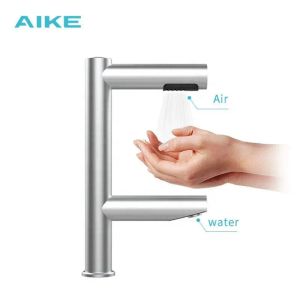 Torktor Aike High Speed ​​Air Hand Dryer kraftfulla badrumstorkar Kreativa kran 2 i 1 Design Automatiska händer Tvätt och torktorkare