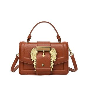 VER Designer Bags Женские седло -квадратные сумки мода простая универсальная сумка для кросс куди