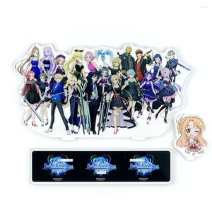 Figurine decorative di grandi dimensioni arte della spada online Gruppo sao Kirito Asuna Yui LeafA Shino Eugeo Eugeo Acrylic Standee Distanne Decorazione Topper