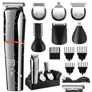 Hair Trimmer Original Kemei Digital Display All In One For Men Eyebrow Beard Electric Clipper Grooming Kit Drop Delivery Products Care Dhxvh