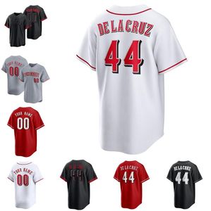 Custom Baseball Jerseys Elly De La Cruz Joey Votto Barry Larkin Pete Rose Ken Griffey Johnny Bench home away jersey men women Youth S-6XL