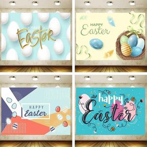 Party Decoration Easter Backdrop Animal Birthday Suppliy Banner Girl Faovr Home Decor Egg Background Pography Props