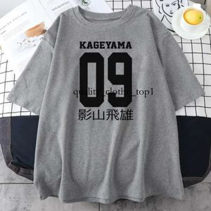 Men's T Shirts Kageyama Tobio Haikyuu Anime Shirt Men Summer Women Fashion Cotton T-shirt Kids Hip Hop Boy Tops Tees Girl Camiseta Hombre Round Neck Short Sleeve 763