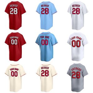 Maglie da baseball personalizzate Nolan Arenado Walker Brendan Donovan Home Away Men Men Women Youth S-6xl