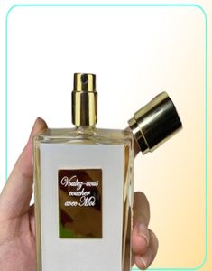 Luksusowa marka Kilian Perfumy 50 ml Miłość nie bądź nieśmiała avec moi poszła dla kobiet mężczyzn spray parfum długoterminowy zapach wysoką jak najwyższą jakość dostawy 59935413