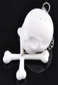 Tbones Creative Bones Skull Tea Infuser Tea Filtro para decoração de casa Beleza de saúde para Slimming7815660