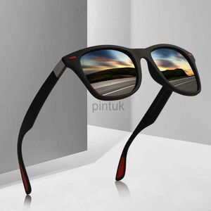Óculos de sol Visão noturna óculos PC Quadro polarizado óculos de sol Men ao ar livre Esporte de sol