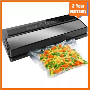 Machine Best Vacuum Sealer Machine 220V/110V Automatic Dry and Moist Food Modes Degasser Vacuum Packer with 5pcs Packing Bags