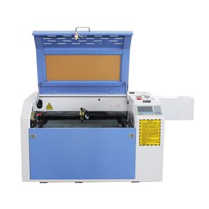 60W 6040 Máquina de corte de gravura a laser Gravador de borracha de couro acrílico com CW3000 Chiller Guia Linear Guia Linear DSP